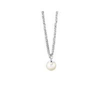 CELESTA Anhänger mit Kette »925/- Sterling Silber Süßwasserzuchtperle«, weiß