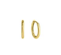 Paar Creolen CELESTA "925 Silber vergoldet 12mm" Ohrringe Gr. ONE-SIZE, Silber 925 (Sterlingsilber), gelb Damen Creolen (48459043-0)