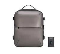 CELIMS - Kabinenkoffer 40 x 30 x 20 cm Ryanair, Transavia, Volotea, Easyjet und + | mit Trolley, unter Vakuum AirPlus by Vorhängeschloss TSA | Kabinengepäck | Flugzeugtasche Laptop, grau, Classique