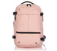 CELIMS - Vakuum-Reiserucksack | Format Kabinenkoffer 55 x 35 x 25 & 55 x 40 x 20 cm | wasserdicht | Reisetasche Laptop 17 Zoll | TSA-Schloss | Rollen und Trolley/Gepäckwaage / Pumpe, Rosa, 49 × 32 ×