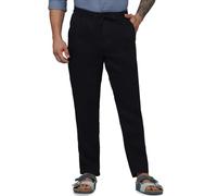 Celio Herren-Leinenhose, lässig, Marineblau, marineblau, 42