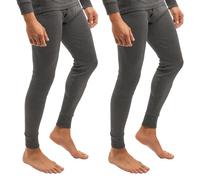 Celodoro 2er Pack Herren Ski- und Thermounterhose Light - Anthrazit L