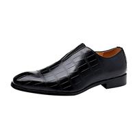 Celucke Anzugschuhe Herren Derbys Schnürhalbschuhe Männer Lederschuhe Freizeitschuhe Hochzeit Business-Halbschuh Casual Schnürschuhe