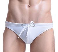 Celucke Badehose Badeslip Herren Schwimmhose Männer Badeshorts Stretch Bademode Slips Schnelltrocknend Schwimmshorts Kurze Badepants Mit Kordelzug