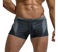 Celucke Badehose Gestreift Kurz Schwimmhose Schwimmshorts Badeshorts, Fest sitzend | Schnelltrocknend | Chlorresistent | Jammer