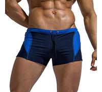Celucke Badehose Gestreift Kurz Schwimmhose Schwimmshorts Badeshorts, Fest sitzend | Schnelltrocknend | Chlorresistent | Jammer