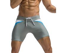 Celucke Badehose Männer Lange Badeshorts Herren Schwimmhose Schwimmshorts Boxer Badepants Sommer Shorts Mit Kordelzug, Fest sitzend | Schnelltrocknend | Jammer | Chlorresistent