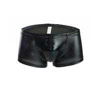 Celucke Boxer-Badehose Badeshorts Herren Lackleder Schwimmhose Männer Bademode Lackleder mit Kordelzug, Kurze Schnelltrocknend Badepants Boxerbadehose Sommer Shorts