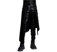 Celucke Gothic Punk Rock für Herren Im dunklen Rock-Punk-Stil Lang Jogging Hose Hosen Cargo Hose Freizeithose Sporthose Sweat Pants Men Jogginghose Punk-Hose