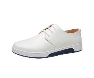 Celucke Herren Anzugschuhe Oxford, Lederschuhe Derby Schuhe Business Casual Budapester Schnürschuhe Khaki, Kaffee, Braun EU40-48