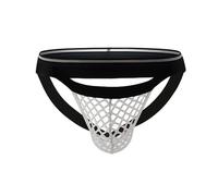 Celucke Herren Slips Mesh Breifs Sexy Jockstrap Männer Unterhosen Niedrige Taille Unterwäsche Fischnetz Minislip Leicht Bequeme Weiche Tanga Thong Stretch Underwear Herrenunterwäsche