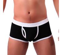 Celucke Herren Unterwäsche, Männer Solide Atmen Unterhosen Niedrigtaille Weich kleine Dreieckshose