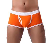 Celucke Herren Unterwäsche, Männer Solide Atmen Unterhosen Niedrigtaille Weich kleine Dreieckshose