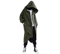 Celucke Kapuzenpullover Herren Hoodie Totenkopf Biker Kapuzenshirt mit Halloween-Totenkopfprint Maske, Halloween Kostüme Langarm Winter Sweatshirt Top Pullover (Grün, L)