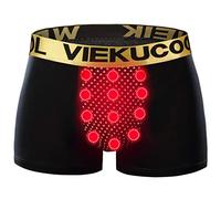 Celucke Lustige Boxershorts Herren Unterwäsche Unterhosen Männer Retroshorts Atmungsaktive Höschen 18 Starke Magnetische Turmalin Beschichtete U-Konvexe Slips