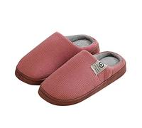 Celucke Plüsch Hausschuhe Unisex Winter Pantoffeln Warme Weiche Slipper Schuhe Hüttenschuhe Indoor Outdoor Home Slippers Rutschfeste Bequeme Plüschschuhe Freizeitschuhe