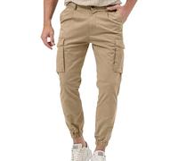 Celucke Sporthose Herren Wanderhose Atmungsaktiv Mittelhohe Taille Cargohose Arbeitshosen Männer Herbst Winter Jogging Hose Streetwear Joggpants Outdoor Sportbekleidung Jungen 2024