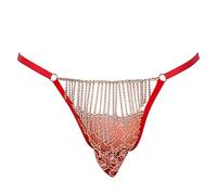Celucke String Tanga Herren Kette Gay Unterwäsche Slips Thong Männer Low-Rise Tanga Herren-reizwäsche Tangaslip Jockstrap Men Slip Bikini Underwear Unterwäsche Unterhosen T-Back