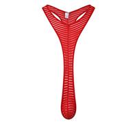 Celucke Stringbody Slip Herren Gestreifter Bodysuit Tanga Mens Underwear Briefs Unterhosen Stretch Trunks Shorts Kurze Reizwäsche Hosen Personalisierte Retro Shorts