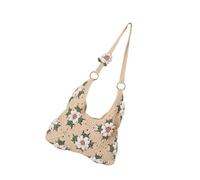 Cenifin Stylish Ethnic Crochet Shoulder Bag with Large Capacity Lightweight for Daily and Beach Use Modern Crochet Handbag Trendy Decor Large Capacity