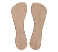 CENPEK Premium 2 Paar 3/4 Gel-Dämpfungssohlen für Damen - rutschfest, selbstklebend, Samt - Komfort für High Heels, Pumps, Sandalen, Flats