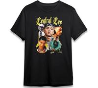 Central Rapper Hip Hop Music Mens T-Shirt Cotton Unisex Black Tee Tops S