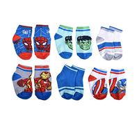 Centric Brands Marvel Superhero Adventures Baby Boy Variety Crew Socken, 6er-Pack