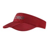 Core Run Foldable Visor one size Unisex-burgundy