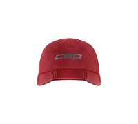 CEP Unisex Running Cap - Atmungsaktive Lauf Cap - Faltbare Sport Herren mit UPF 50+ - Laufcap für Herren & Damen mit flexiblem Schirm - Rot