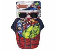 CERDÁ LIFE'S LITTLE MOMENTS Unisex Kids Avengers Mütze und Sonnenbrille im Set Sunglasses, Multicolor, Standard