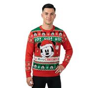 CERDÁ LIFE'S LITTLE MOMENTS Unisex Kinder Jersey Navideño O Minnie para Niños Y Adultos Suéter Navidad Disney Pullover, Mickey Erwachsene, Large