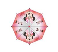 Minnie-Regenschirm mit Minnie-Blase, mit Minnie-Maus-Design, sichere manuelle Öffnung und robuste Struktur für Mädchen, die den Regen lieben, im Disney-Stil, Minnie, T45C:45 CM, Lizenzprodukt