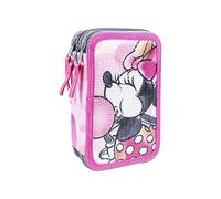 Cerda Group Giotto Premium Sequins Minnie Triple Filled Pencil Case Rosa Mann (Herstellerartikelnummer: 2100003062)
