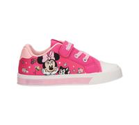 Turnschuhe mit Minnie, Segeltuch für Kinder, mit Beleuchtung, PVC-Sohle für Jungen und Mädchen, leicht und bequem für jeden Tag, Fuchsia, 29 EU