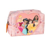 Disney Princess Kulturbeutel für Reisen, tragbar, für Make-up und Hygienezubehör mit Prinzessinnen-Design