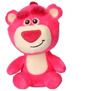 CERDÁ Plüsch-Schlüsselanhänger Lotso (rosa Bär, Toy Story) mit Kunststoffhaken, weich, leicht