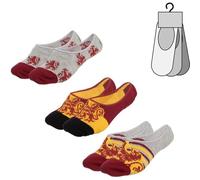 CERDÁ LIFE'S LITTLE MOMENTS Unisex Pack x 3 Sneakersocken Harry Potter Motiven Bedruckt | Aus 90% Baumwolle, Polyester und 5% Elastan Hergestellt-Offizielle Lizenz von Warner Bros, Multicolor, Regular