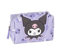 ARTESANÍA CERDÁ, S.L. Kulturbeutel Hello Kitty und Kuromi – kompakte Kosmetiktasche, Reise-Organizer