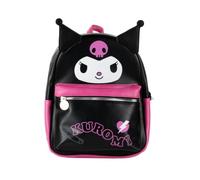 Cerdà Rucksack Hello Kitty – Kuromi‑Motiv, Kunstleder, Schwarz und Rosa