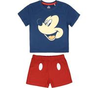 Cerdá Jungen Pijama Corto Algodón Mickey Zweiteiliger Schlafanzug, Blau (Azul C03), 2 Jahre (Herstellergröße: 2)
