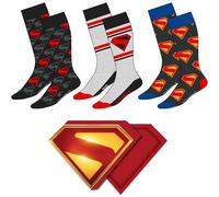 Socken DC Comics - Superman (Größe 38/45) (3 Paar)
