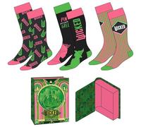 Cerdá LIFE'S LITTLE MOMENTES Wicked Socken, Größe 36-43, bequem und weich, 3er-Pack oder einzeln, Wicked Socken mit einzigartigem Stil, offizielles Lizenzprodukt
