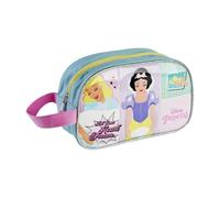 CERDÁ LIFE'S LITTLE MOMENTS 2100003857, Neceser Niñas, Aseo Viaje De Princesas Disney Con Bolsillo Principal Modulo para Indicar EL Nombre Rosa (Pink), 0
