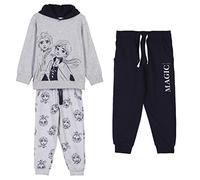 CERDÁ LIFE'S LITTLE MOMENTS - 3teiliger Die Eiskönigin II Kinder Jogginganzug Mädchen - Trainingsanzug mit Sweatshirt und zwei Sporthosen - Offizielle Lizenz von Disney