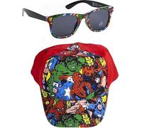CERDÁ LIFE'S LITTLE MOMENTS Avengers Mütze mit Sonnenbrille Set - Kinder Kappe und Avengers Brille für den Sommer