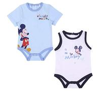 CERDÁ LIFE'S LITTLE MOMENTS Baby-Jungen 2200006931_T09M-C56 Geschenkpaket, Micky Maus, Blau/Weiß, 9 Monate