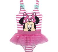 CERDÁ LIFE'S LITTLE MOMENTS - Badeanzug mit Tüll für Mädchen mit Minnie Motiven Bedruckt | Aus 85% Polyester und 15% Elastan Hergestellt - Offizielle Lizenz von Disney