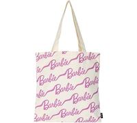 CERDÁ LIFE'S LITTLE MOMENTS - Barbie Einkaufstasche - Rosa - 36x39x0.4cm - 2 Griffe - aus Polyester und Baumwolle - Barbie Druck - Original Produkt