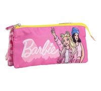 CERDÁ LIFE'S LITTLE MOMENTS Barbie Federmäppchen, groß, robust und multifunktional für Jungen und Mädchen, Rosa, Kompaktes Federmäppchen, sicherer Verschluss, einfach zu tragen