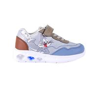 CERDÁ LIFE'S LITTLE MOMENTS Baskets Garçon Bugs Bunny Avec Lumières, Fermeture Scratch et Embout Renforcé Pour Faciliter l'Indépendance et Confort, Sneaker, Gris,